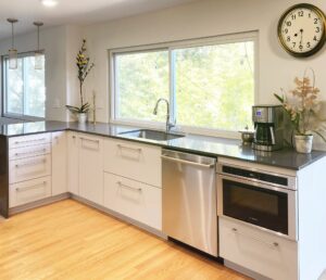 Kitchen remodeling project at Kirkland WA, by SMART Green Design & Construction